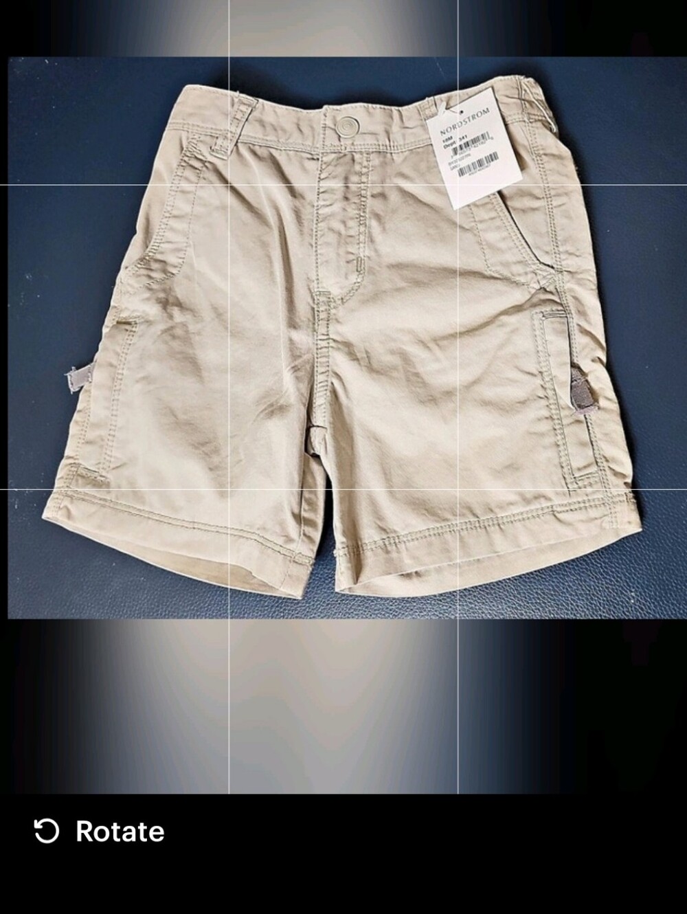 NWT Did Too Kids cargo shorts Cargo Shorts in Beige Boys 18M 100 % Cotton